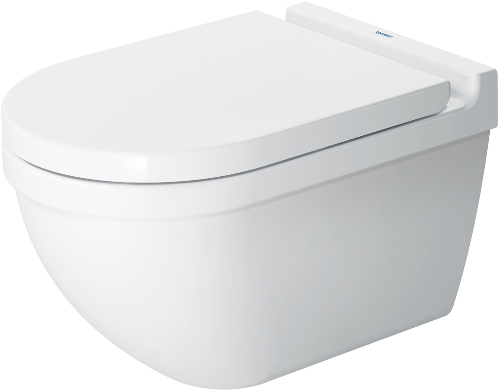 Duravit 2225090092 STARCK 3 WALL HUNG TOILET BOWL WHITE (REPLACES 2225090000)