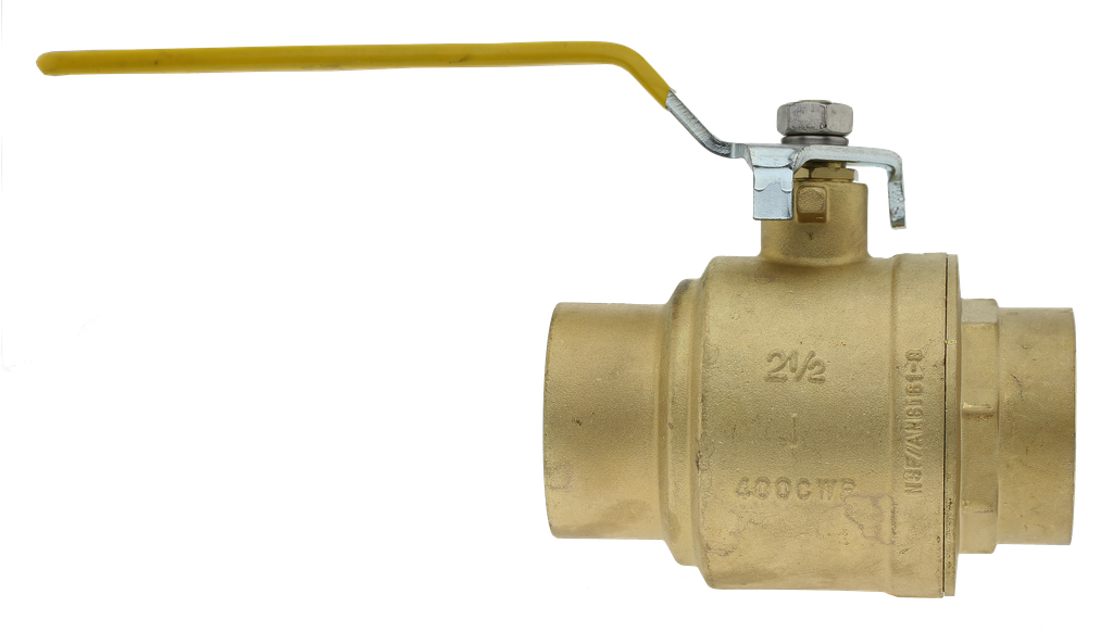 Boshart 0827C-25 2-1/2" CXC FULL PORT BALL VALVE - 400WOG, NOT FOR POTABLE WATER