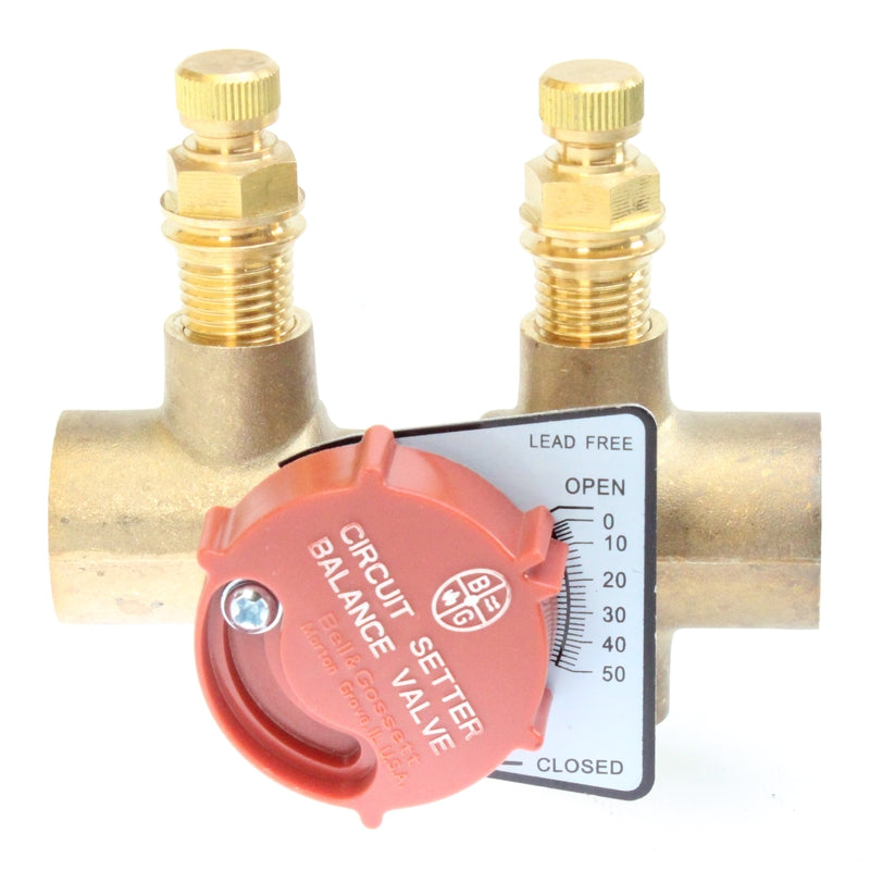 Bell & Gossett 117413LF 3/4" Sweat Circuit Setter Balancing Valve