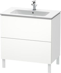 Duravit LC662601818 L-CUBE FLOOR STANDING VANITY UNIT LC662601818 WHITE MATTE