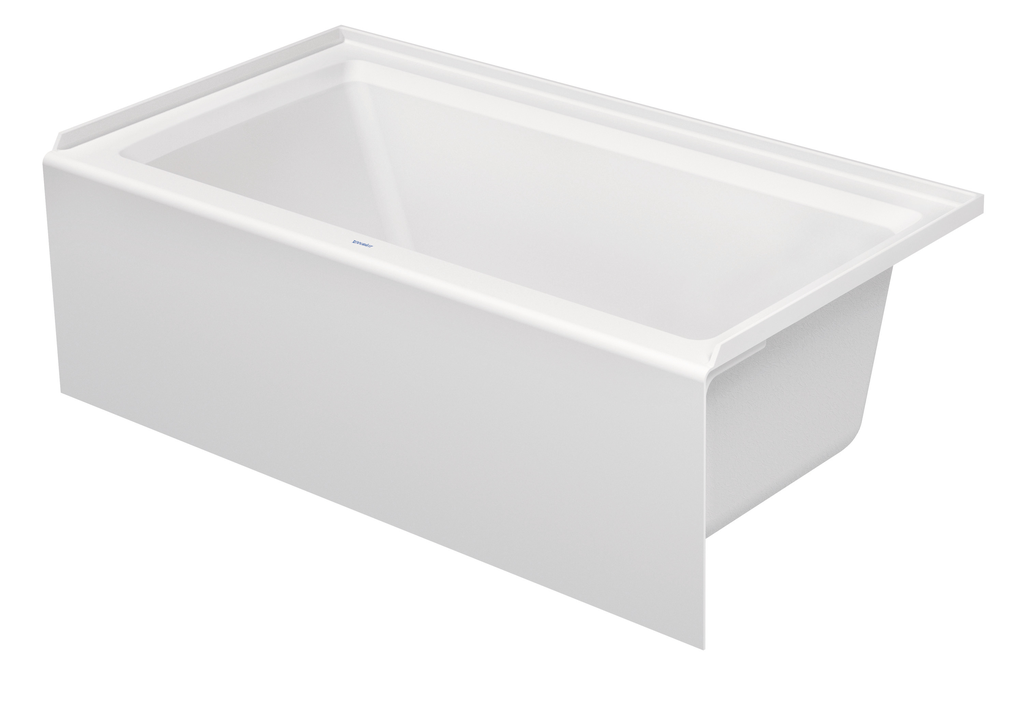 Duravit 700353000000090 ARCHITEC 60"X 32" WHITE TUB W/TILE FLG RH