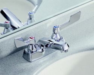 Delta 21T134 4 C/S Faucet W/4 Blade Handles