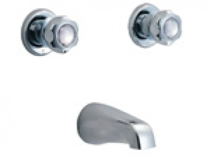 Delta 17F115 Tub Filler Trim W/Chrome Handles