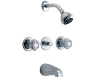 Delta 14F115 Tub & Shower Trim W/Chrome Handles