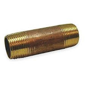 Boshart 348SBN 3/4"X8" THREADED BRASS NIPPLE