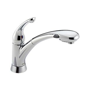 Delta Delt470Tpdst Chrome 1Or3 Hole S/L Pos Kitchen Faucet