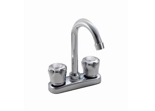 Delta 27W431Lf Waltec Flotrol Chrome 4"Cc Bar Faucet, Lead Free