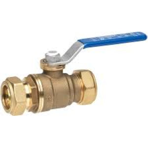 Boshart 082CPND-10NL 1" COMP X COMP BALL VALVE, FULL PORT, NO DRAIN