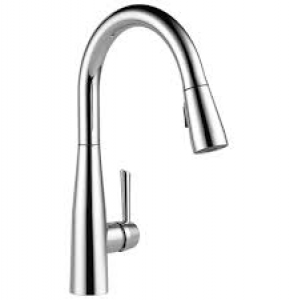 Delta 9113-Dst Essa Chrome Essa Single Handle Pull-Down Kitchen Faucet