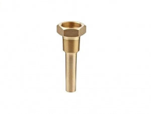 Boshart TW-05/40MM 2.5"BRASS THERMAL WELL 1/2"MPT