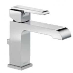 Delta 567Lf-Mpu Chrome Ara: Single Handle Lavatory Faucet - Metal Pop-Up With Pop-Up Single Handle Lever