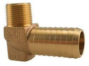 Boshart HL-075NL 34BRIMH90 3/4" BRASS INSERT X MIP HYDRANT 90 ELBOW