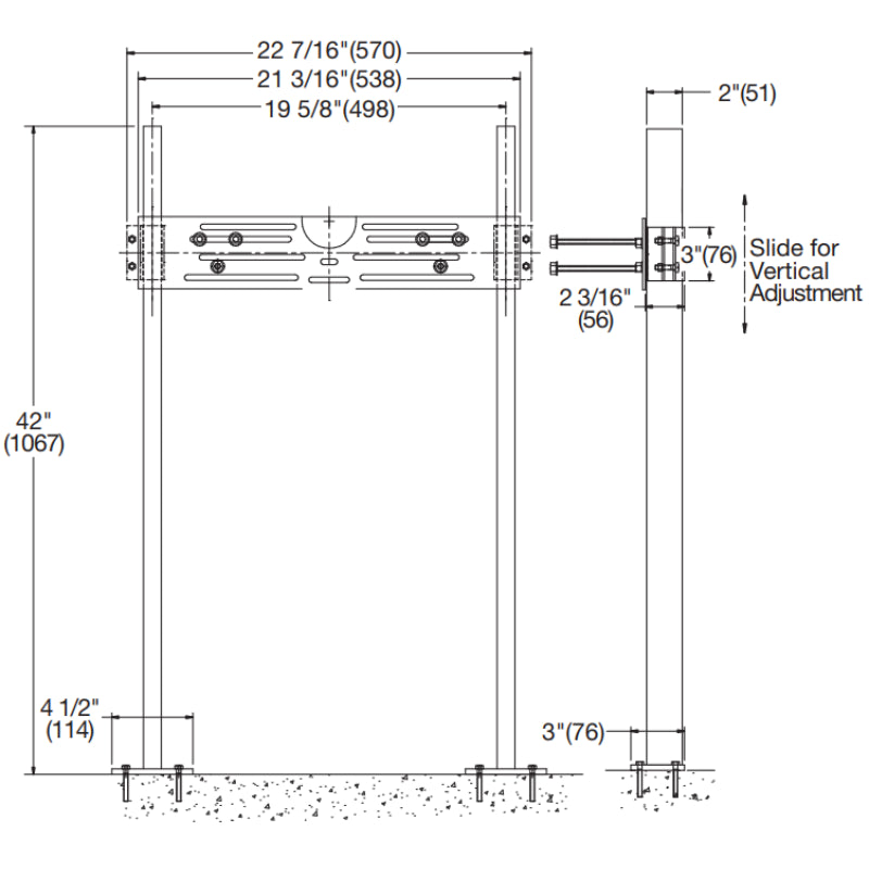 Watts CA-311 Series Floor Mounted Urinal Carrier IMG 2