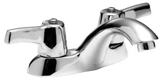 Delta 21T133 Two Handle Centerset Lavatory Faucet - Less Pop-Up Chrome Cam Two Handle Lever