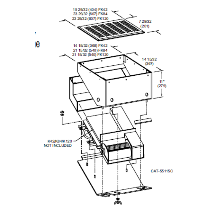 Beacon-Morris FK120 Twin-Flo III Floor Joist Mount Kit