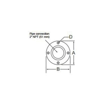 GRUNDFOS 96409354 2IN C.I. FLANGE SET