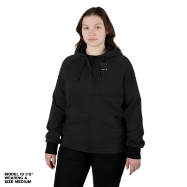 MILWAUKEE 336B-21L M12 LRG WOMENS HEATED HOODIE KIT BLACK