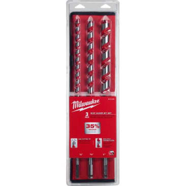 MILWAUKEE 48-13-3000 3PC SHIP AUGER BIT SET