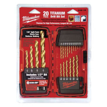 MILWAUKEE 48-89-1105 TITANIUM DRILL BITS (20 PACK)