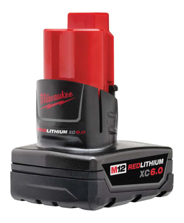 MILWAUKEE 48-11-2460 M12 REDLITHIUM XC6.0 EXT CAP BATT PACK