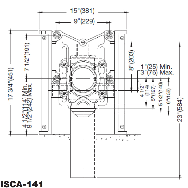 Watts ISCA-141 - Thin Wall Vertical Water Closet Carrier IMG 3