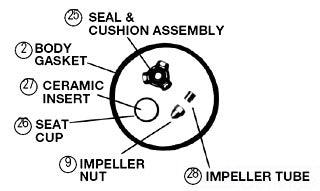 B&G P15691 BODY GASKET