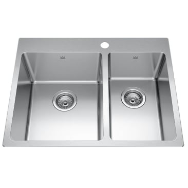 Kindred KIL BCL2127R-9-1 BROOKMORE 2 COMPARTMENT SS SINK