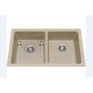 Kindred KIL KGD1U-8CH GRANITE U-MOUNT DBL BWL SINK CHAMPAGNE