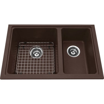 Kindred KIL KGDC2RU-8ES GRANITE UNDERMOUNT COMBO BOWL ESPRESSO