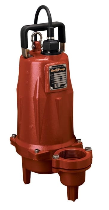 LIBERTY LEH153M3-2 SUBMERSIBLE SEWAGE PUMP 1-1/2HP 25FT CORD 208-230V