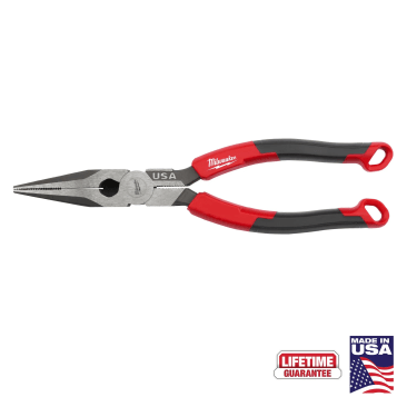 MILWAUKEE MT555 8 LONG NOSE COMFORT GRIP PLIERS