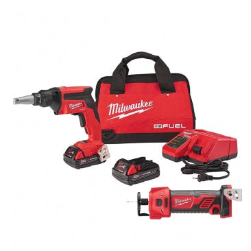 MILWAUKEE 2866-22CTP M18 FUEL DRYWALL GUN /CUT OUT KIT