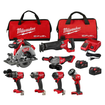 MILWAUKEE 3697-27 M18 COMBO KIT (PK7)