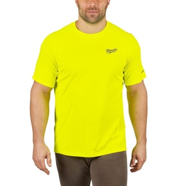 MILWAUKEE 414HV-S WORKSKIN LIGHT SS SHIRT-HI-VIS S