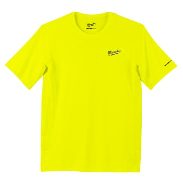 MILWAUKEE 414HV-XL WORKSKIN LIGHT SS SHIRT-HI-VIS XL