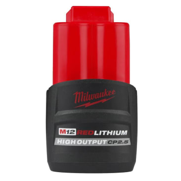 MILWAUKEE 48-11-2425 M12 REDLITHIUM HI-OUTPUT CP2.5 BATT PK