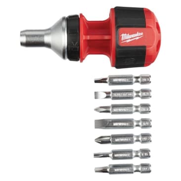 MILWAUKEE 48-22-2330 8IN1 COMPCT RATCHETING MULTI-BIT DRIVER