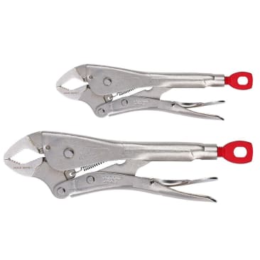 MILWAUKEE 48-22-3702 2 PC CURVED JAW LCKNG PLIERS W/MAXBITE