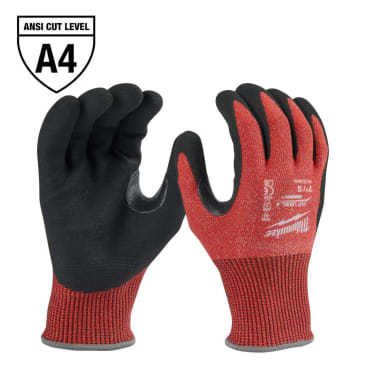 MILWAUKEE 48-22-8945B SML CUT 4 NITRILE GLOVES (12 PAIR)