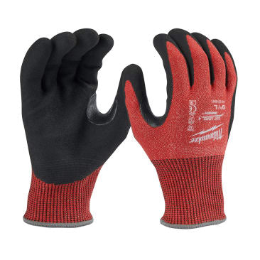 MILWAUKEE 48-22-8947 LRG CUT 4 NITRILE GLOVES (12 PAIR)