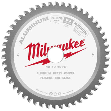 MILWAUKEE 48-40-4075 5-3/8IN 50T NON-FERROUS MTL CRC SAW BLD