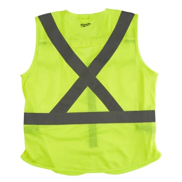 MILWAUKEE 48-73-5062 HIGH VIS YELLOW SAFETY VEST-L/XL