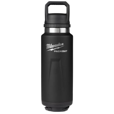 MILWAUKEE 48-22-8397B PACKOUT 36OZ INSULATED BOTTLE BLACK