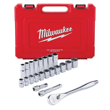 MILWAUKEE 48-22-9410 22 PC 1/2 SOCKET WRENCH SET-SAE