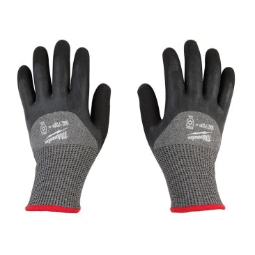 MILWAUKEE 48-73-7954B XXL CUT 5 WNTR DIP GLOVES (12 PAIR)