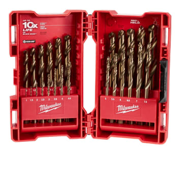 MILWAUKEE 48-89-2531 RED HELIX COBALT MET DRILL BITS (25 PACK)