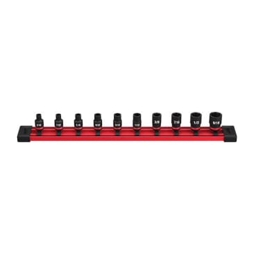 MILWAUKEE 49-66-7000 10PC SHOCKWAVE SAE STD SCKT SET