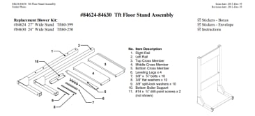 NTI 99984630 HD FLOOR STAND (85-285)