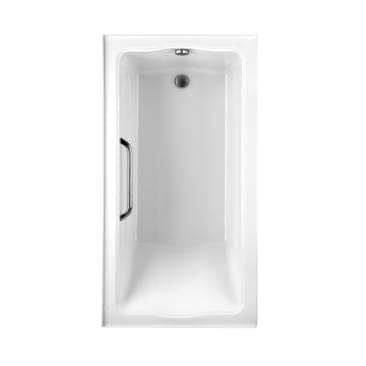 TOTO ABY782P#01YBN3 CLAYTON 6032 ACRYLIC DROP-IN TUB WITH LEFT HAND DRAIN COTTON/BRUSHED NICKEL