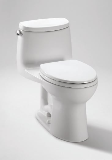 TOTO CST604CEFGAT40#01 1PC ULTRAMAX II WASHLET+ 1.28G COTTON